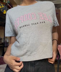 Grey Lee Cooper Graphic T-Shirt