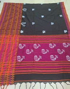 BRAND NEW khadi cotton Designer Saree