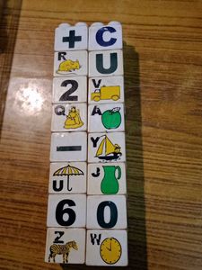 Vintage Alphabet + Building Blocks Combo