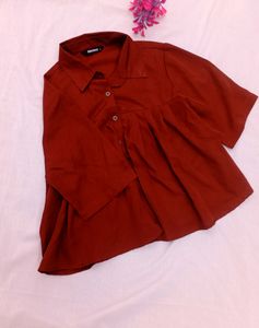 Brown Casual Shirt 🤎🛍️