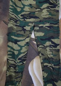 Camouflage Print Pants