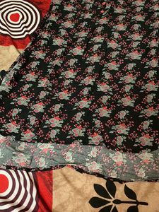 Kurta With Pure Cotton Black Patiala Pant