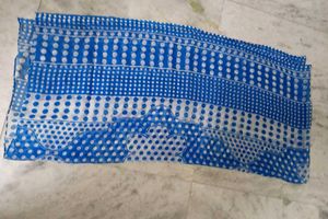 Blue Polka Dot Kurta Pajama With Dupatta