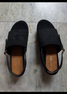 Stylish Black Comfort Sandals