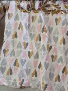 Guess Heart Print Long Sleeve Shirt