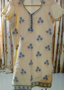 High Neck Kurti With Salwar Pant