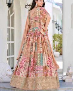 New Designer Patchwork Lehenga Choli Set