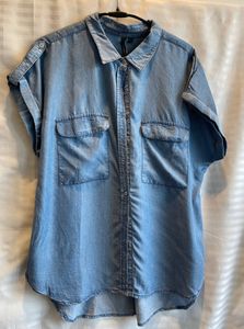Cotton Denim Shirt By L.O.V Brand
