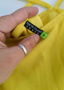 Bright Yellow Mini Dress