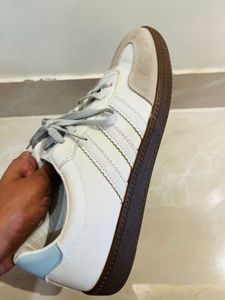 Classic White &amp; Grey Sneakers