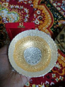 Silver Plated Bowl &amp; Spoon Set