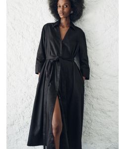 ZW Collection Poplin Shirt Dress