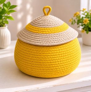 Jute Handwoven Multipurpose Large Storage Basket