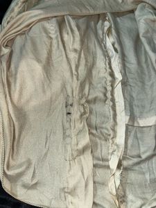 Elegant Gold Sequin Kurta &amp; Palazzo Set