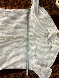 Uniqlo Lenin Classic Striped Button-Down Shirt