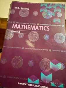 R.D. Sharma Mathematics Class X Textbook