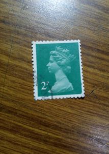 Queen Elizabeth Stamp 2P