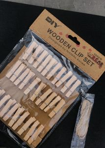 Mr. DIY wooden clips