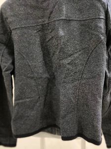 Chic Navy Blue Zip-Up Jacket
