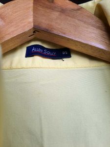 Yellow Allen Solly Shirt