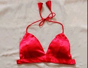 Bralette Padded Backless Halter Neck Blouse Top
