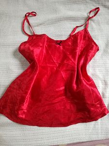 ♥️  Red 🔥 Hot  Sexy Satin Top