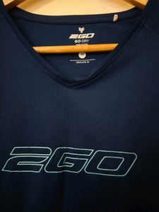 2Go Navy Blue Gym Tee For Women Size M