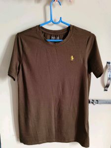 Men's Brown Polo T-Shirt