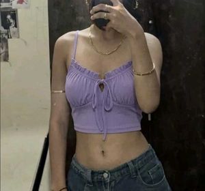 Tie-Front Crop Top