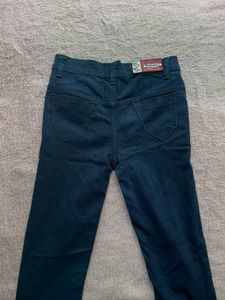 Dark Wash Button-Fly Jeans