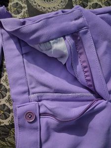 Lavender Crop Top &amp; Cargo Pants Set