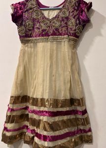 Beautiful Velvet and Net Suit Set