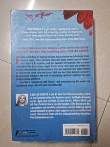 Colleen Hoover November 9 Novel
