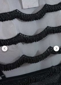 ROMAN Black Beaded Bolero Jacket
