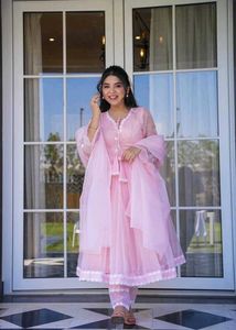 Beautiful Pink Kurta Set with Dupatta