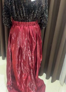 Sparkly Black &amp; Pink Gown❤️