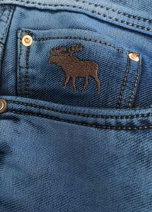 A&amp;F Blue Wash Denim Jeans
