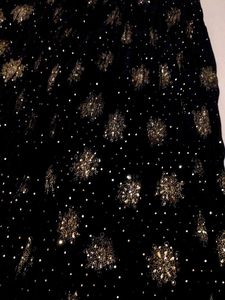 Sparkling Black Ethnic Skirt