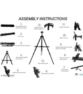 Adjustable Artist Tripod Easel