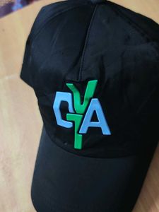 Stylish Black Cap with Logo