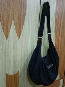 Lancaster Black Hobo Bag