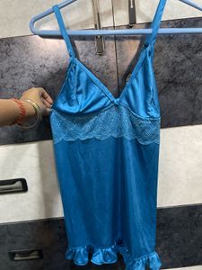 Turquoise Blue Camisole Slip