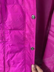 HOT PINK BUFFER JACKET FOR SHE