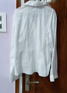 Classic White Button-Up Shirt
