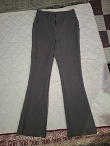 Flared Grey Trousers