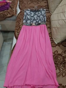 Pink &amp; Patterned  Dress