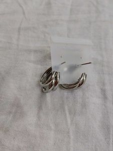 Chunky Triple Hoop Earrings