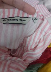 Pink Striped Shirt