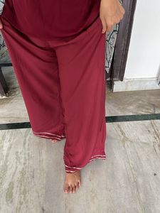 Maroon cord set