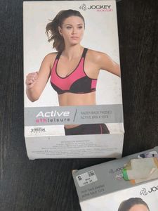 Jockey Racer Back Padded Active Bra
